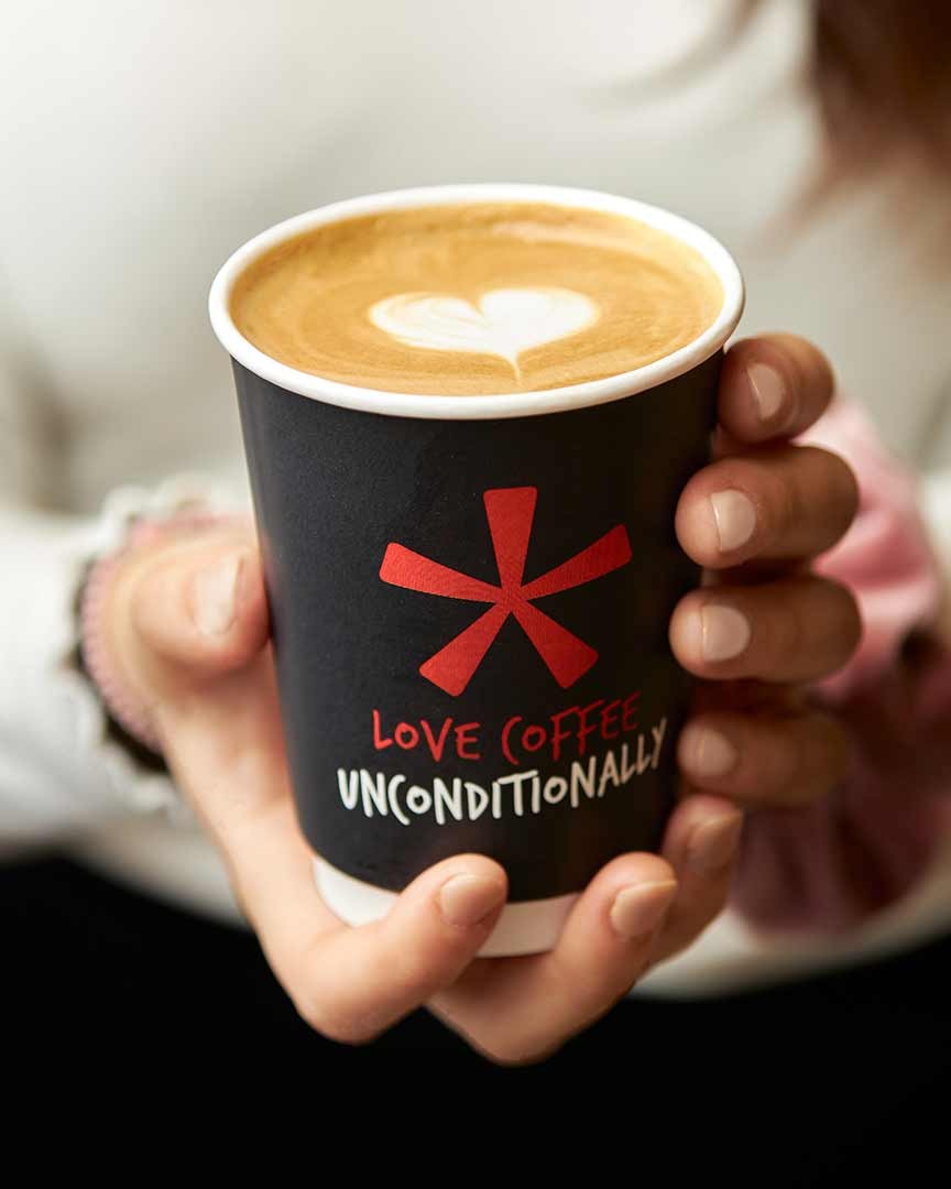 delivery cappuccino