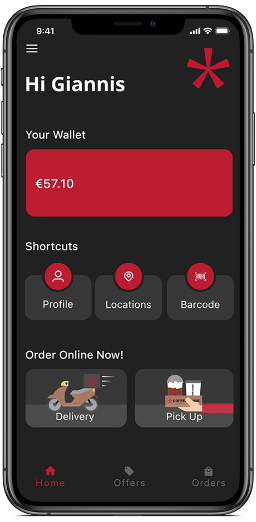 coffee house loyalty app